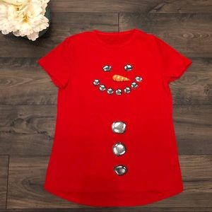 Maternity snowman T-shirt